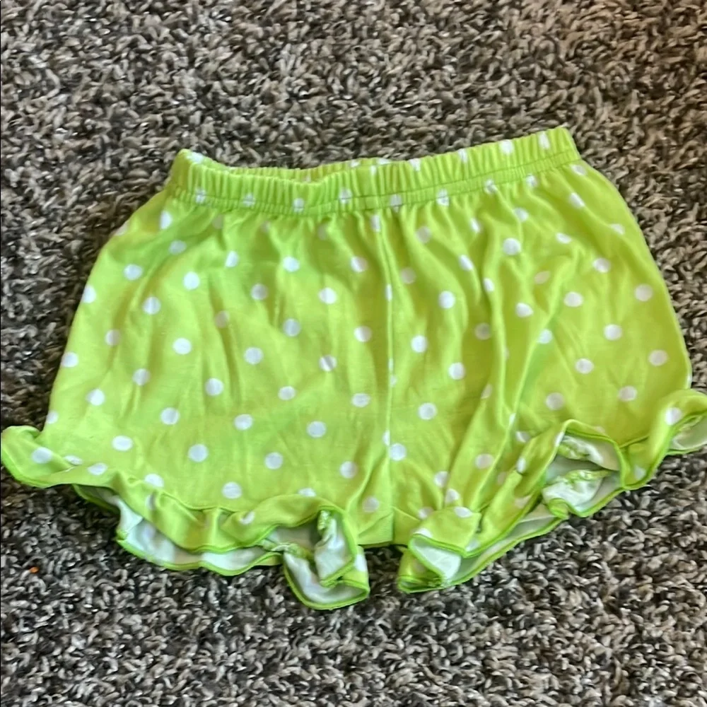 Carter's Girls Pajama Short Bottoms - Green, Yellow, Pink
